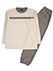 GUNZE(グンゼ)コムシコムサ 紳士長袖・長パンツパジャマ フリース 胸元切替のカラーサンプル写真