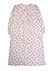 GUNZE(グンゼ)婦人長袖全開ネグリジェ 裾にスナップボタン付き 花柄 スムース 綿100%のカラーサンプル写真