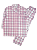 グンゼ コムシコムサ 婦人長袖・長パンツパジャマ チェック柄 綿100% 先染ビエラ起毛のカラーサンプル写真