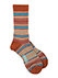 グンゼ BODYWILD 紳士ソックス 3D MADE SOCKS ボーダー柄のカラーサンプル写真