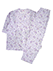 GUNZE(グンゼ)婦人7分袖・長パンツパジャマ 花柄 綿100% ソフト楊柳のカラーサンプル写真