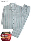 グンゼ 紳士長袖・長パンツパジャマ 極暖 肌側綿100% チェック柄 ウルトラバルキーの詳細画面へ