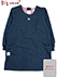 Big mama(ビッグママ) 裏起毛割烹着 デニム調 後ろ開きの詳細写真Ａ