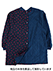 Smile mama(スマイルママ) 裏フリース割烹着 キルト 水玉柄 背ボタンの詳細写真Ｂ