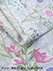 GUNZE(グンゼ)婦人長袖・長パンツパジャマ 家庭用乾燥機対応 綿100% 花柄の詳細写真Ｄ