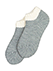 いたわり設計 婦人裏起毛ソックス ふかふかクッション編み ショート丈のカラーサンプル写真