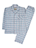 ROWAND(ロワンド)紳士長袖・長パンツパジャマ 中綿入りキルト チェック柄のカラーサンプル写真