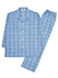 GUNZE(グンゼ)紳士長袖・長パンツパジャマ チェック柄 天竺 綿100%のカラーサンプル写真