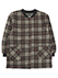 Aprirsi 婦人杢ニット裏起毛スモック 前あき チェック柄のカラーサンプル写真