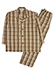 GUNZE(グンゼ)紳士長袖・長パンツパジャマ 裏起毛 チェック柄のカラーサンプル写真