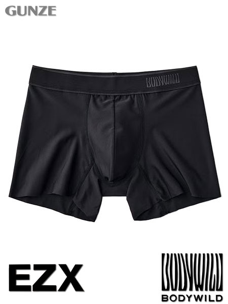グンゼ BODYWILD EZX(超軽量カットオフ) 紳士ボクサーパンツ(前とじ)無地