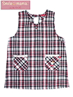 Smile mama(スマイルママ)先染ラン型エプロン ゆったりLL-3Lサイズ 格子柄の詳細画面へ