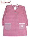 Big mama(ビッグママ) 割烹着 ギンガムチェック柄 後ろひも調節タイプの詳細画面へ