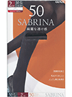 グンゼ SABRINA(サブリナ)婦人タイツ 2足組 綺麗な透け感 50デニール 抗菌防臭の詳細画面へ