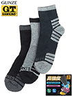 GUNZE(グンゼ)G.T.HAWKINS(GTホーキンス)紳士ショートソックス 3PACK 高強度の詳細画面へ