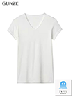 グンゼ アセドロン 紳士汗取り付VネックTシャツ(短袖) 鹿の子素材の詳細画面へ