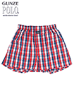 GUNZE(グンゼ)POLO(ポロ)紳士トランクス(前あき) チェック柄の詳細画面へ