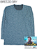 BREEZE DRY(ブリーズドライ) サラサラ感5倍 遮熱 軽量 紳士長袖丸首Tシャツの詳細写真Ａ