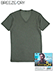 BREEZE DRY(ブリーズドライ) サラサラ感5倍 紳士半袖V首Tシャツ メッシュの詳細写真Ａ