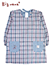 Big mama(ビッグママ) 割烹着 チェック柄 後ろひも調節タイプの詳細写真Ａ