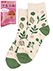 かかとツルツル 婦人ソックス かかとタイプ 靴下2重であったか 日本製 リーフ柄