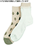かかとツルツル 婦人ソックス かかとタイプ 靴下2重であったか 日本製 ツリー柄の詳細写真Ｂ