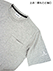 GUNZE(グンゼ)コムシコムサ 婦人5分袖・長パンツパジャマ 左胸にポケット付きの詳細写真Ｂ
